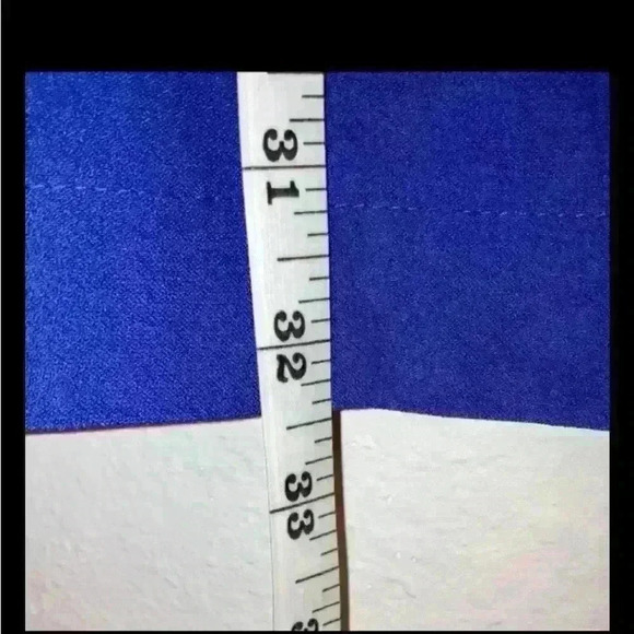 madewell Royal Blue Carrier Sleeveless Pleated Front Dress Size 8 with pockets - Picture 4 of 5